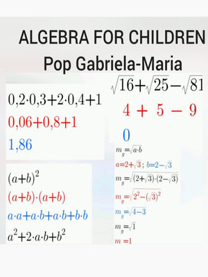 cover image of Algebra for children